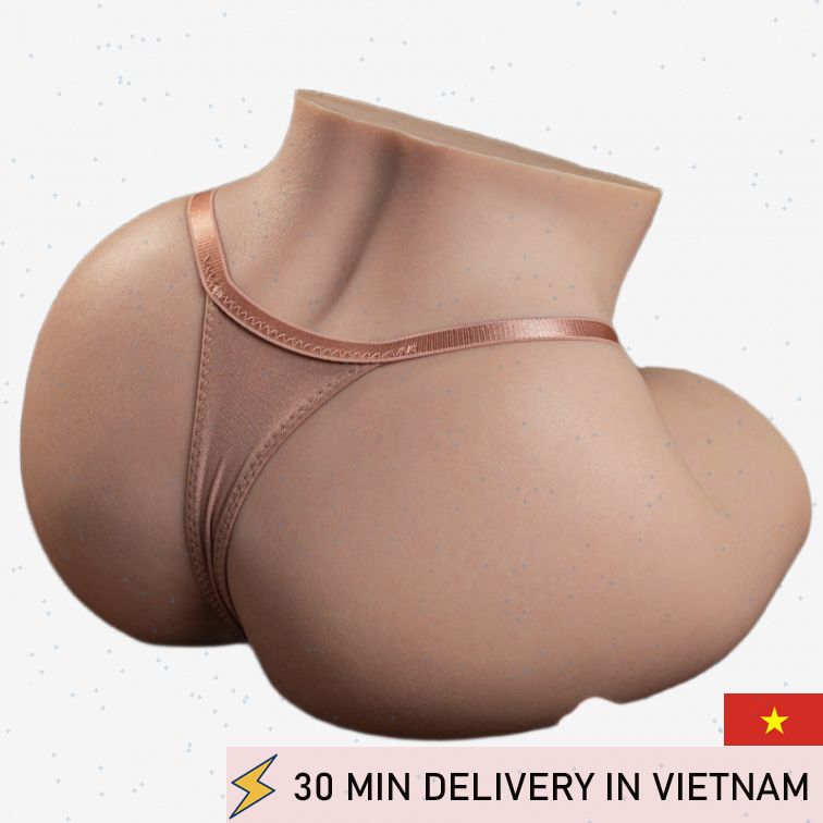 Silicone butt masturbator realistic heavy duty feel 