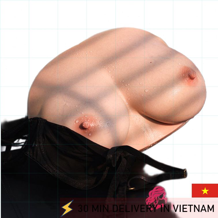 Silicone breast masturbator ultra realistic stroker 