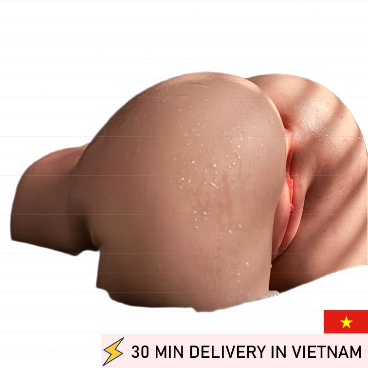 Realistic TPE Booty Masturbator Dual Entry Ultra 
