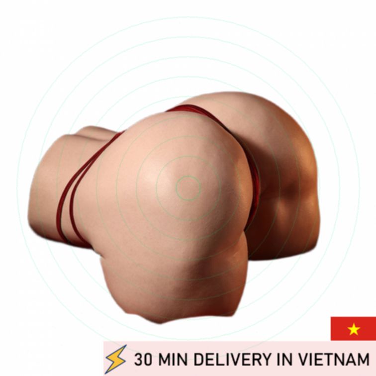 Realistic silicone butt toy big booty male pleasure 
