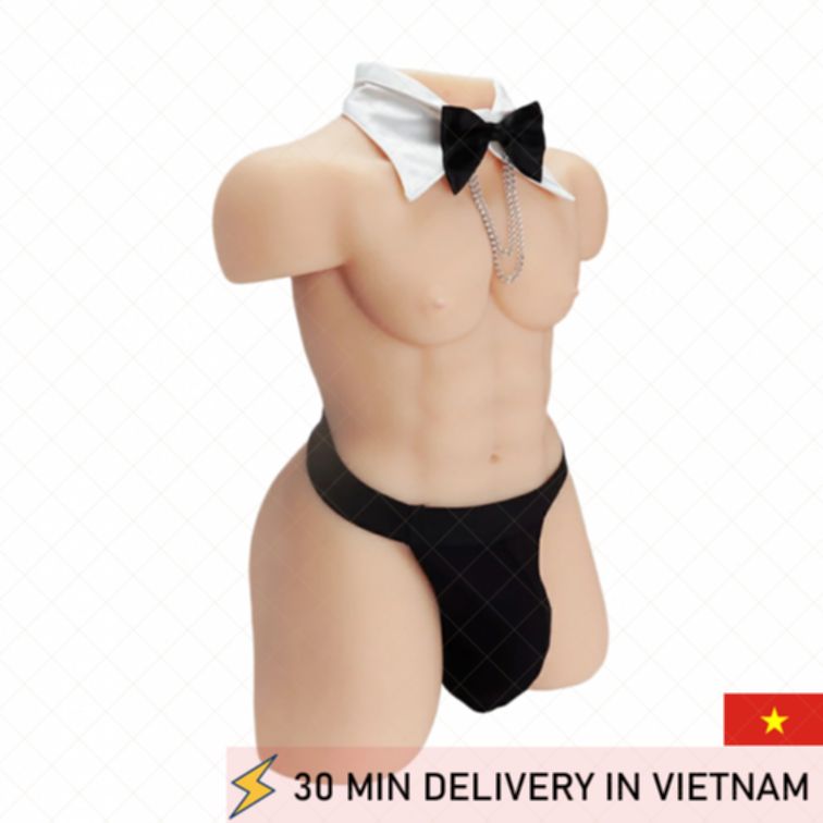 Male Torso Doll Realistic Strong Build 