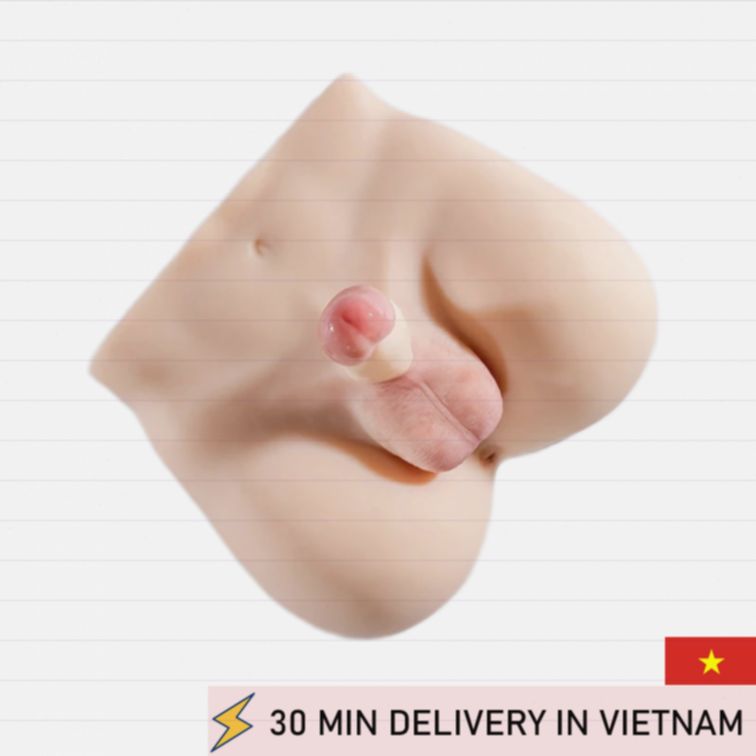 Muscle Male Torso Doll With Dildo Real Feel 