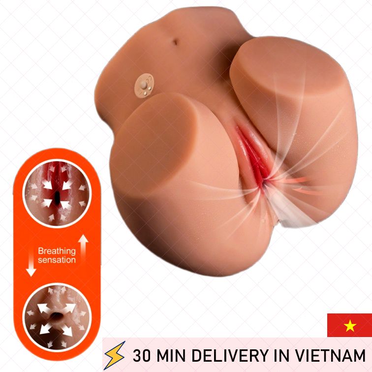 Realistic Torso Doll Vibrating Ass Male Toy 