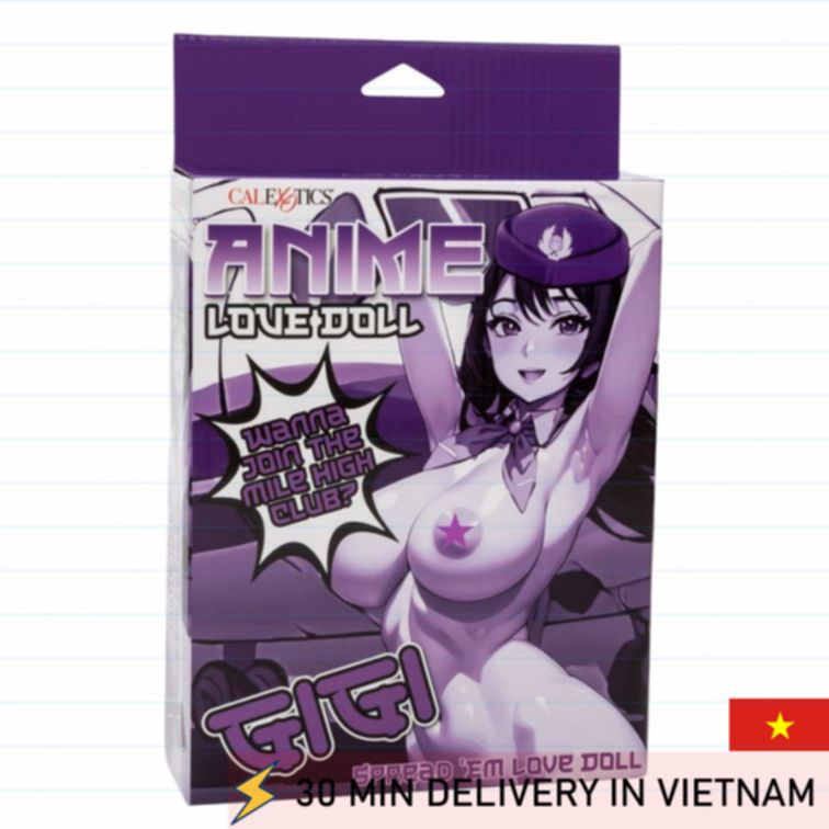 CEN Gigi Anime Inflatable Doll Purple PVC Toy 