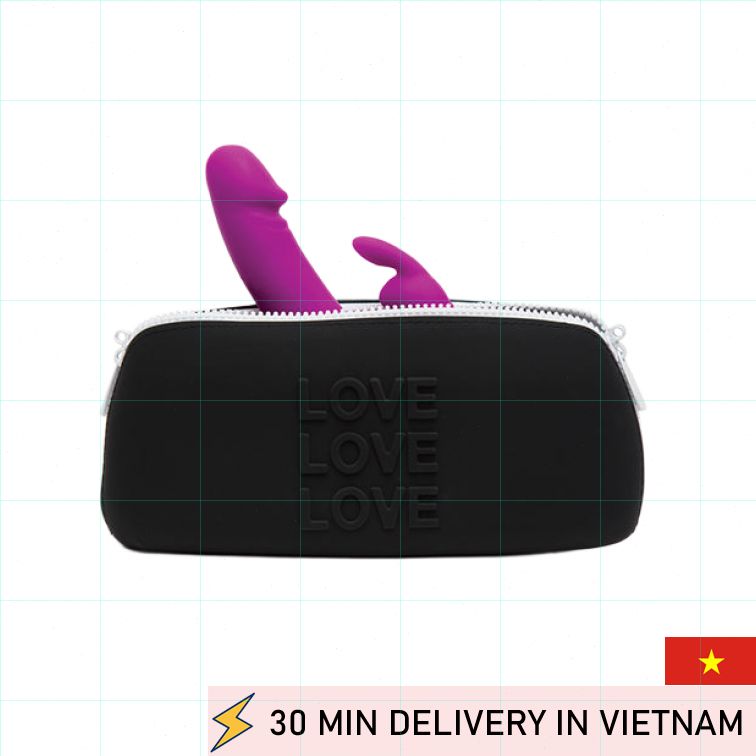 Love Medium Silicone Storage Bag Discreet Case 