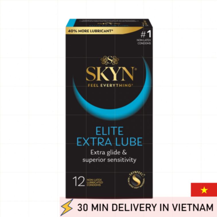 Non Latex Condoms Extra Lube Skin Feel Elite 