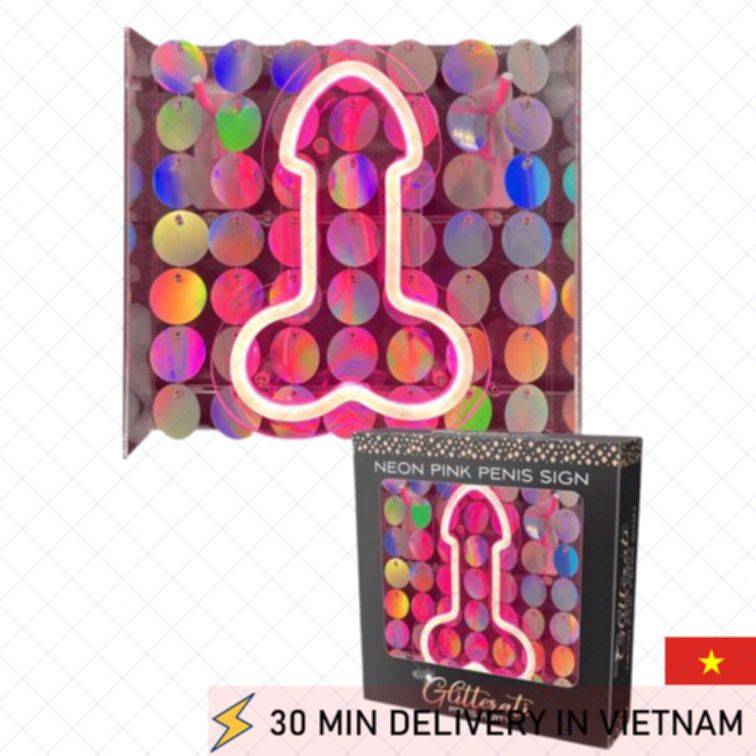 Neon Penis Light Party Decor Fun Sign Lamp 