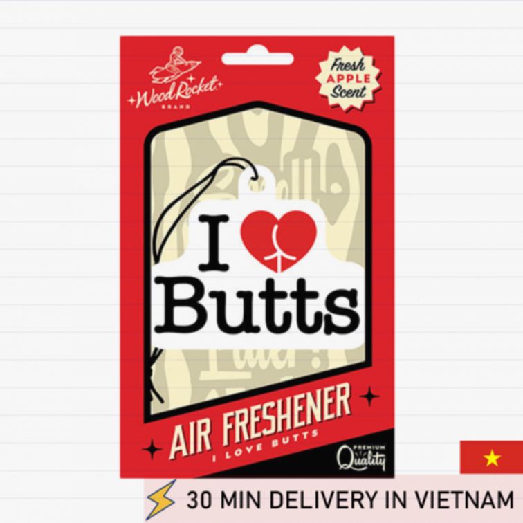 Funny Car Air Freshener Butts Scent Long Lasting 